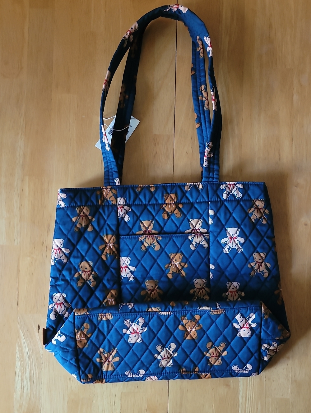 Vera Bradley Small Original Zip Tote in Bunch of Bears - Picture 4 of 11